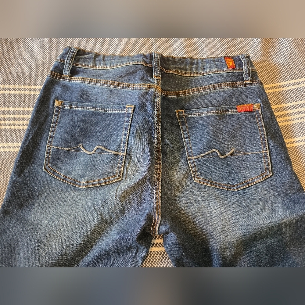 Seven For All Mankind Youth Slimmy Jean 16 Boy Adjustable Waist Soft Comfy EUC - Picture 3 of 7